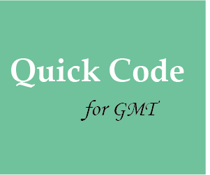gmt-quick-code
